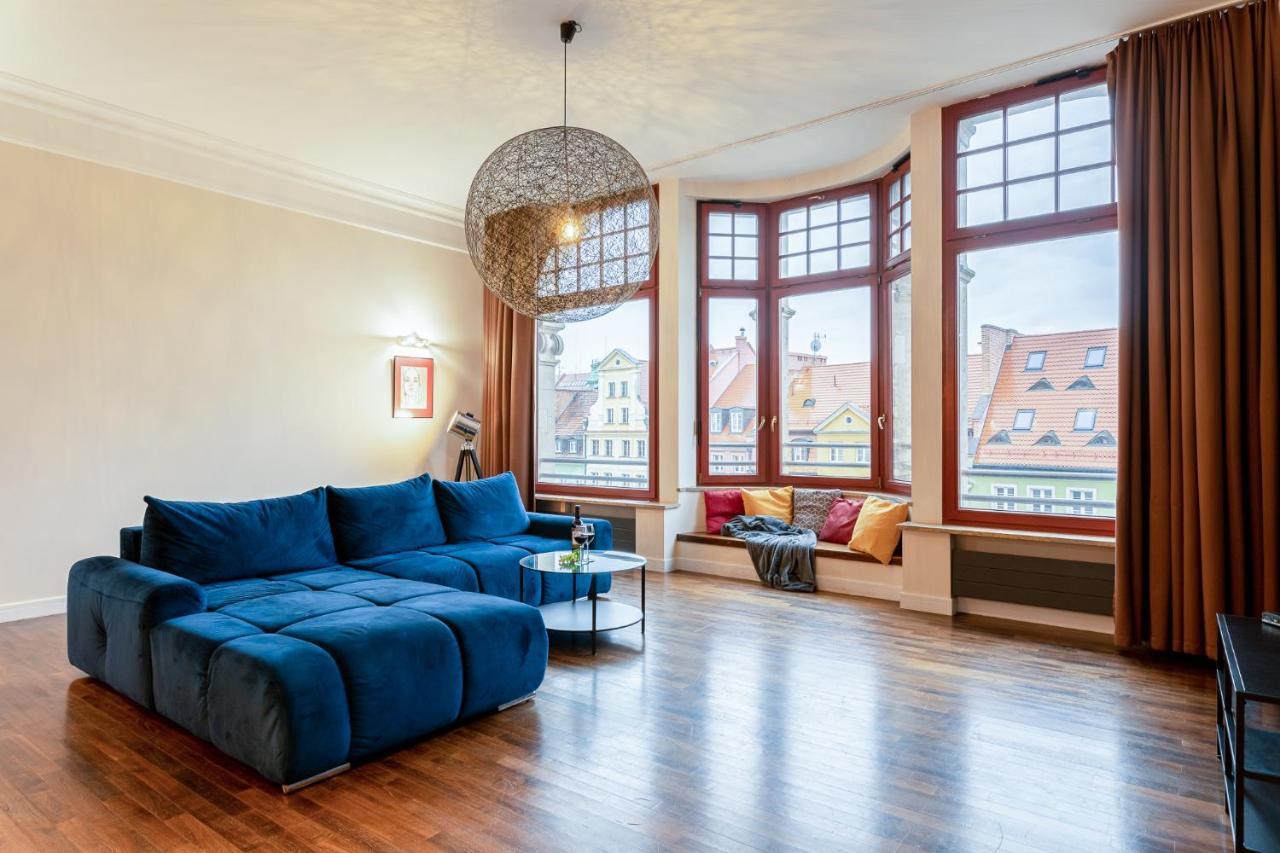 Majestic Residence -150M2 With Iconic Market Square View As Home Apartamenty R506 Wrocław Eksteriør billede